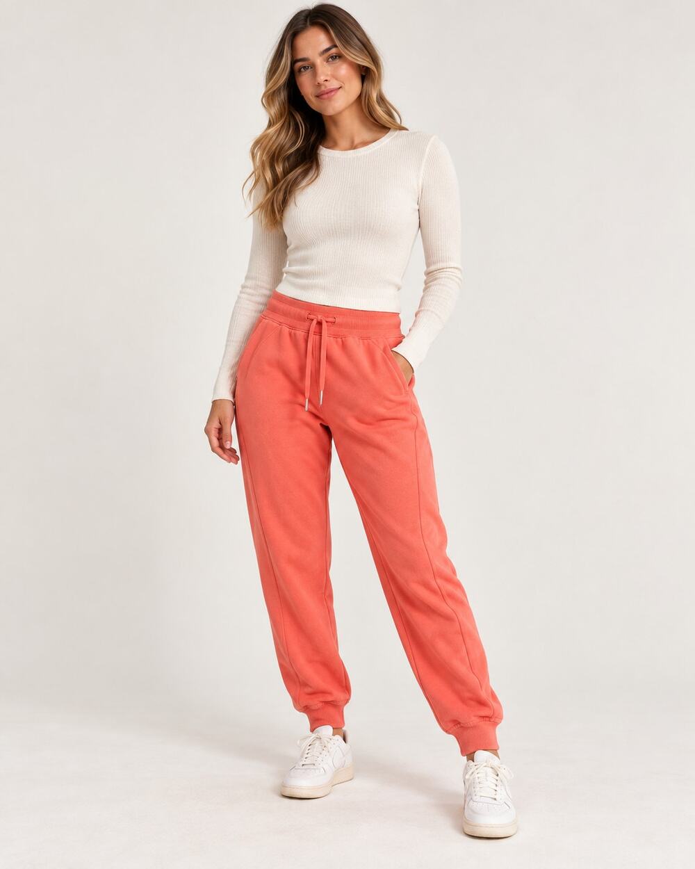 Lululemon Scuba High-Rise Jogger – Warm Coral – Size 2